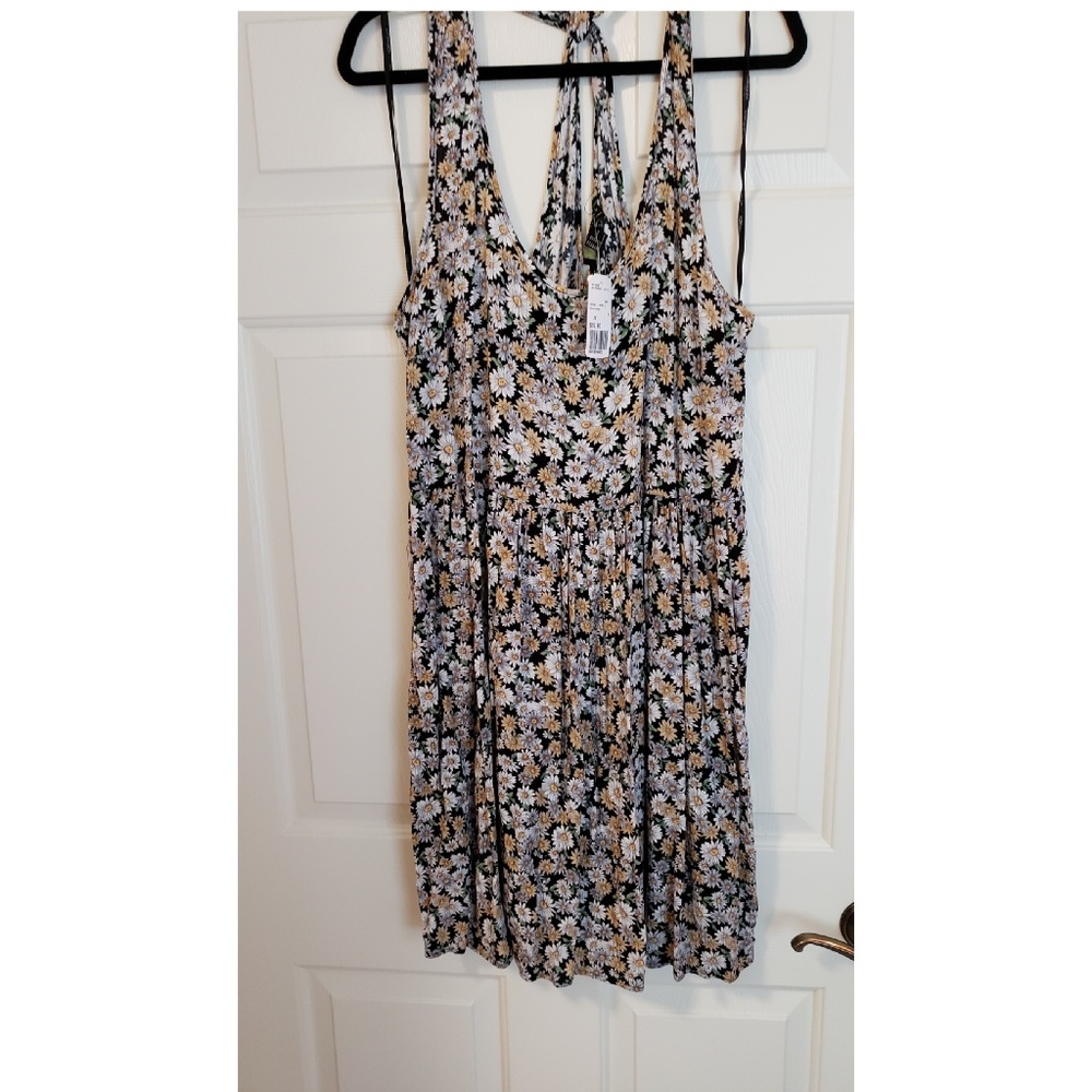 Black Daisy Sundress